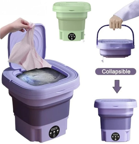 New Mini Lavadora Portátil Plegable Ropa