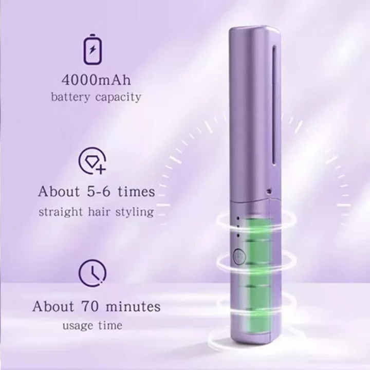 Peine alisador de cerámica 2 en 1: siempre listo para usar