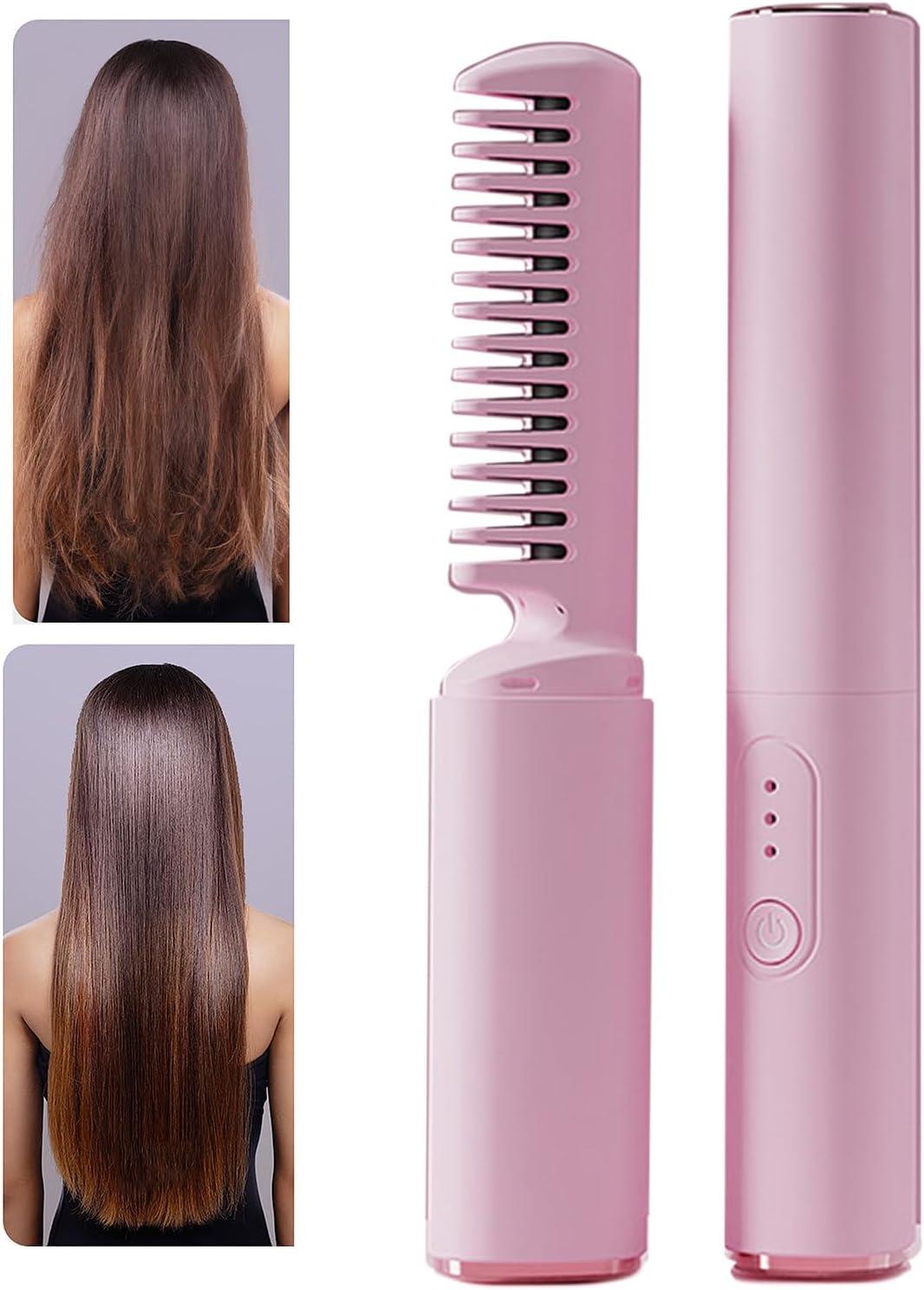 Peine alisador de cerámica 2 en 1: siempre listo para usar